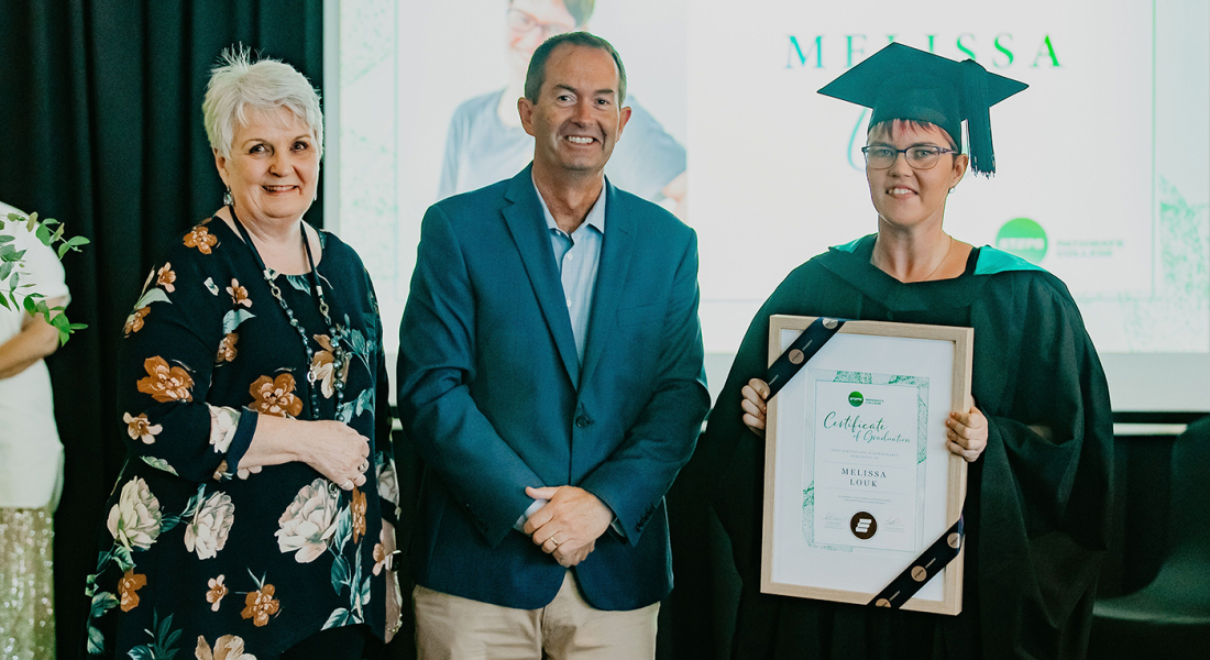 Melissa soars to success with newfound life skills