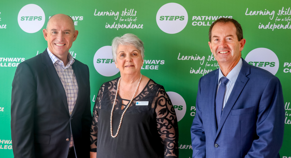 Minister for the NDIS opens STEPS Pathways College extension
