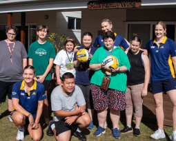Sunshine Coast Lightning players visit STEPS Pathways College