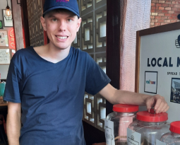 Jack celebrates his progress in STEPS Pathways College’s Boarding Program