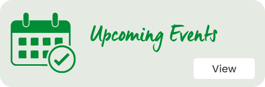 Banner with a calendar icon and the words “Upcoming Events,” with a “View” button.