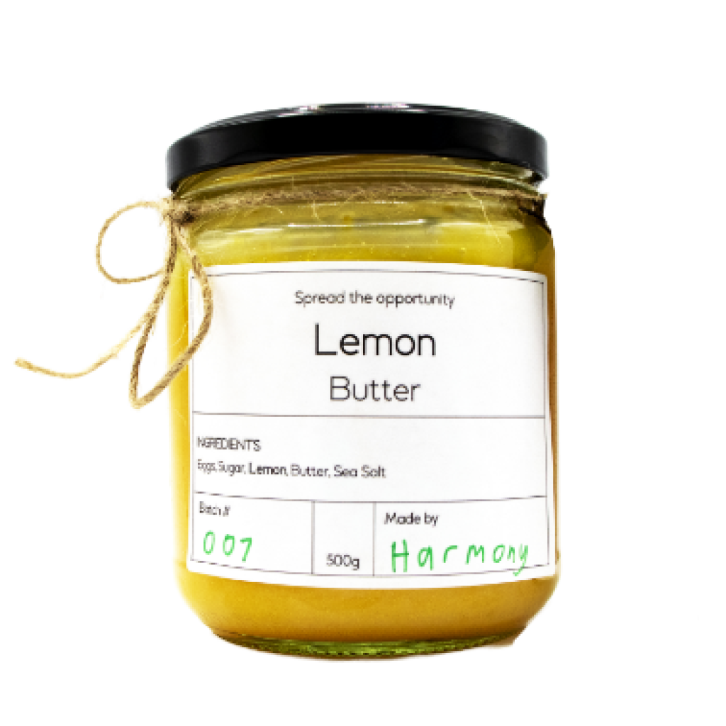 A jar of Pathways to Plate’s Lemon Butter