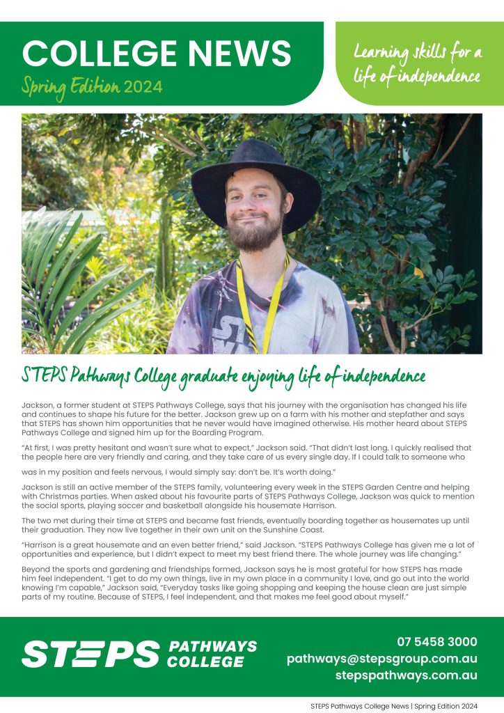 STEPS Pathways College Spring 2024 Newsletter