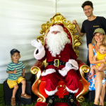 Tom Rawlins and family at 2023 Autism Treehouse Christmas Party