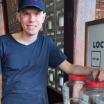 Jack voting for STEPS Pathways Charity for Grill’d Kawana’s Local Matters program.